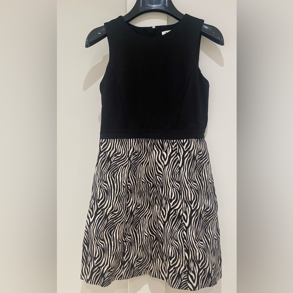 Milly Minis Girls Black and White Dress -size 12
